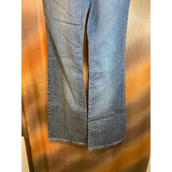 YOUNIQUE Stretch Bell Bottom Slim Bootcut‎ Leg Denim Jeans Mid Rise Blue Size 6 - Picture 6 of 6